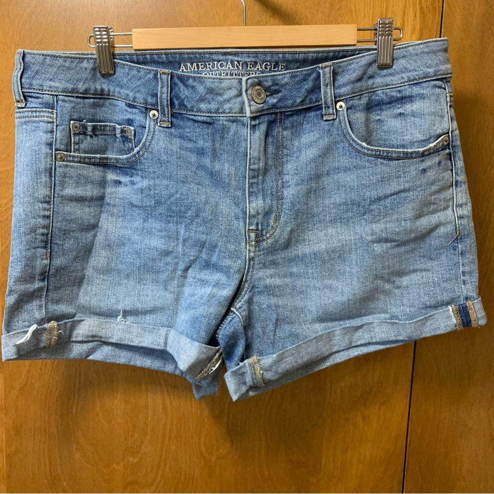 American Eagle Outfitters Boy Midi jeans shorts SZ 14